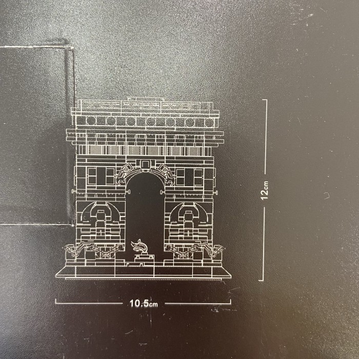 

Loz Ideas Mini Arc De Triomphe Bricks Set