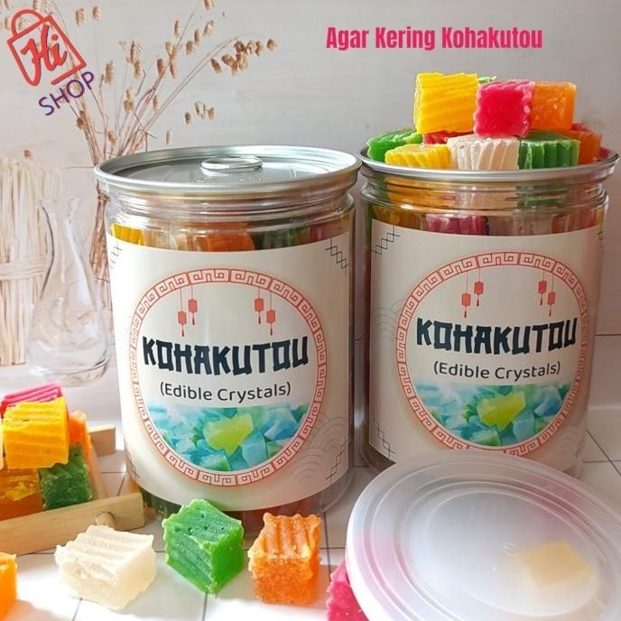 Can Agar Kohakutou 430gr Hampers Edible Crystal Candy Kohakuto