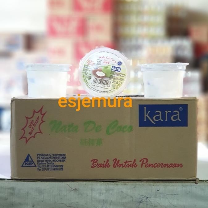

KARA Nata De Coco Sari Kelapa perdus 24 x 130 gr ( gelas kecil )
