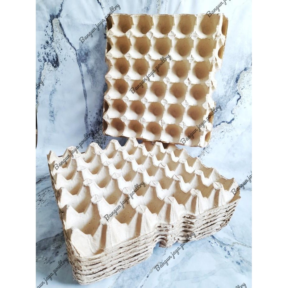 Egg Tray Kertas Tebal / Tempat Telur Ayam Dan Bebek / Rak Telur