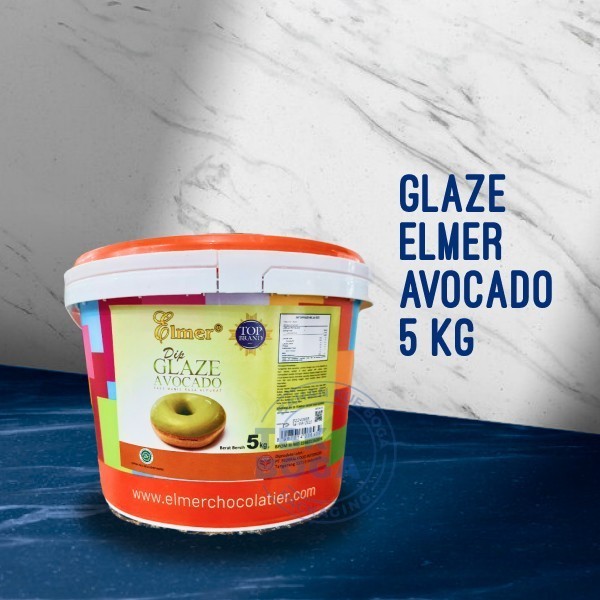 

Elmer Dip Glaze 5 Kg ( Avocado, Caramel ) Selai Toping