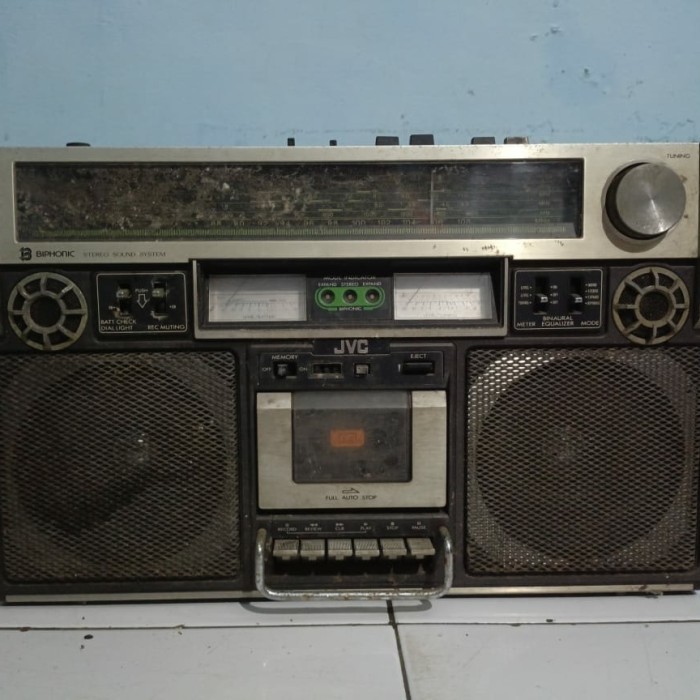 [BDJ] radio boombox JVC jadul