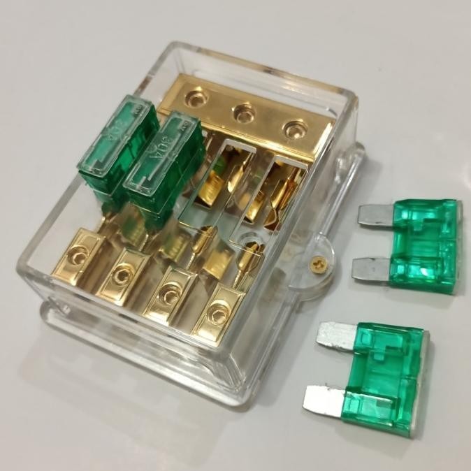 Fuse /Sekring Audio Mobil Sekring Box 4 Jalur