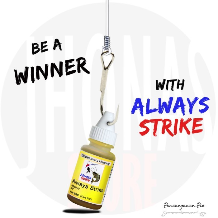 Oplosan Essen Ikan Emas Always Strike Umpan Pancing