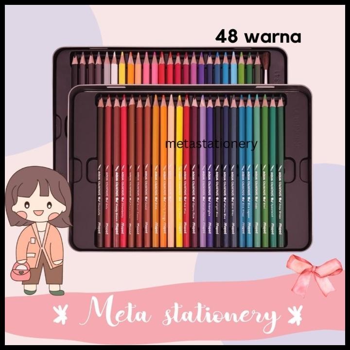 

TERBARU COLOR PENCIL / PENSIL WARNA MAPED 48 WARNA TIN !
