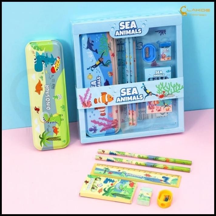 

GRATIS ONGKIR KOTAK PENSIL ANAK SET 7 IN 1 STATIONERY HADIAH ANAK SEKOLAH KARAKTER COWOK ALAT TULIS SET KOTAK PENSIL !!!!!