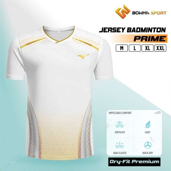 Jersey Badminton / Kaos Badminton / Pakaian Olahraga Dewasa