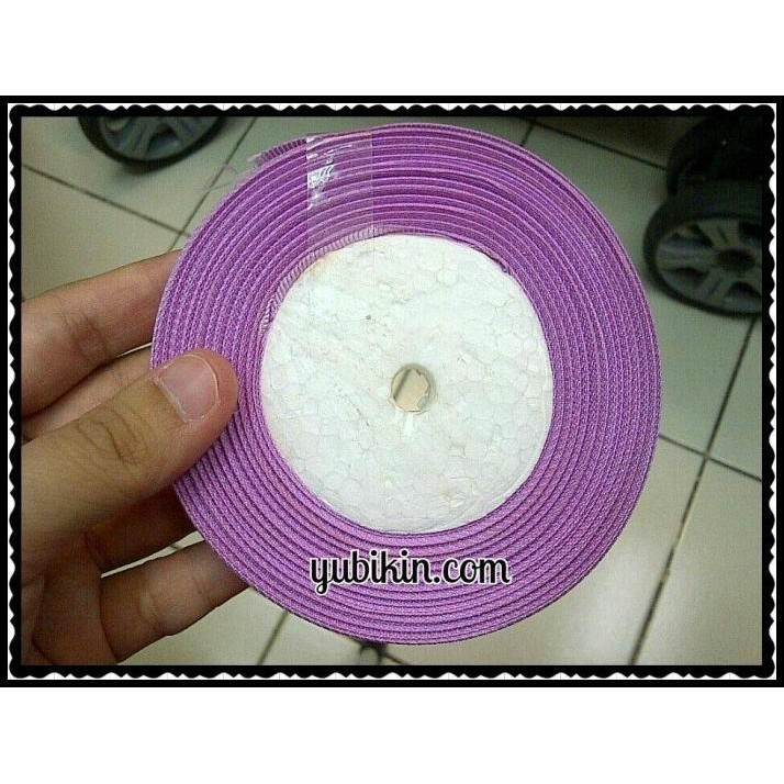 

GRATIS ONGKIR PITA GARIS/SALUR/GROSSGRAIN 1CM UNGU MUDA