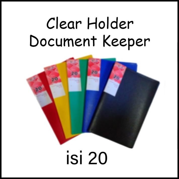 

TERMURAH CLEAR HOLDER / DOCUMENT KEEPER RR ISI 20 LEMBAR