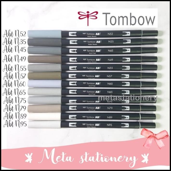

TERBARU ABT TOMBOW DUAL BRUSH PEN WARNA GRAY !!