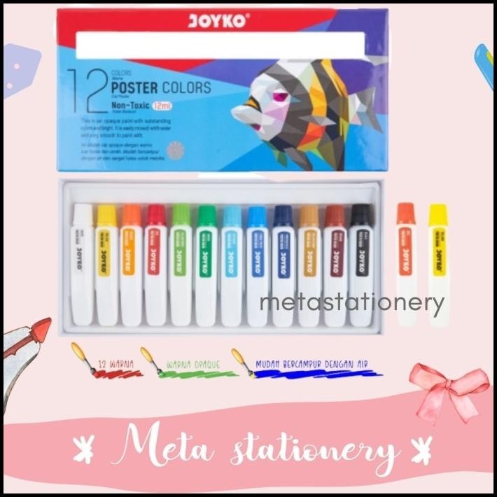 

HOT DEAL POSTER COLOR / CAT POSTER TUBE JOYKO TITI POC-12ML-12 WARNA !!!!