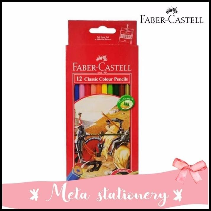 

DISKON PENSIL WARNA CLASSIC 12 LONG FABER CASTELL