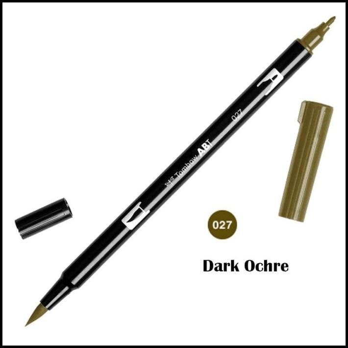 

HOT DEAL ABT TOMBOW DUAL BRUSH PEN ART MAKER 027 DARK OCHRE !!