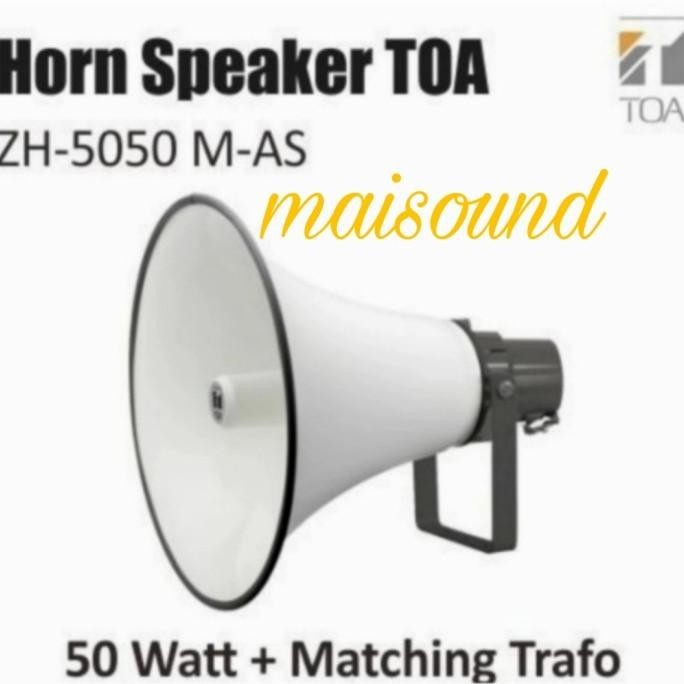 CORONG HORN SPEAKER TOA ZH 5050 M AS 50 WATT TRAFO MATCHING ZH 5050M