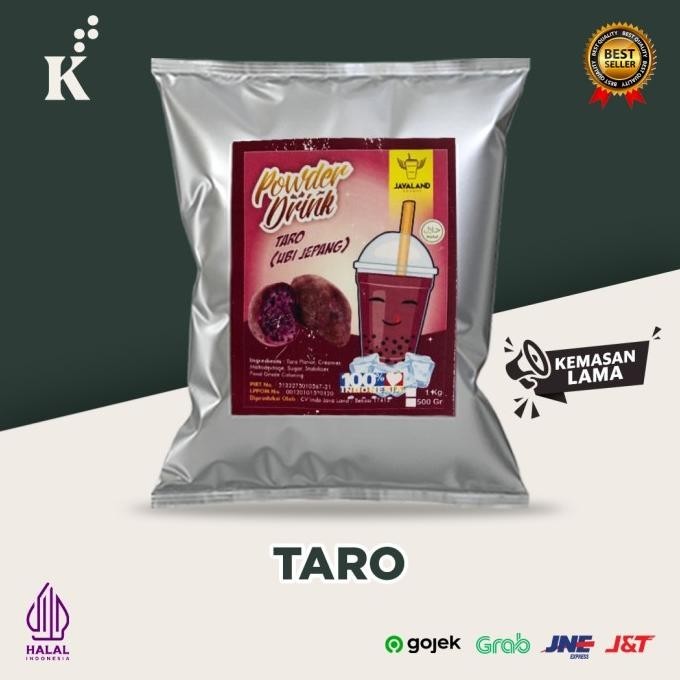 

NEW PRODUK BUBUK MINUMAN BUBBLE POWDER DRINK RASA TARO ORIGINAL JAVALAND 1KG !!!!!