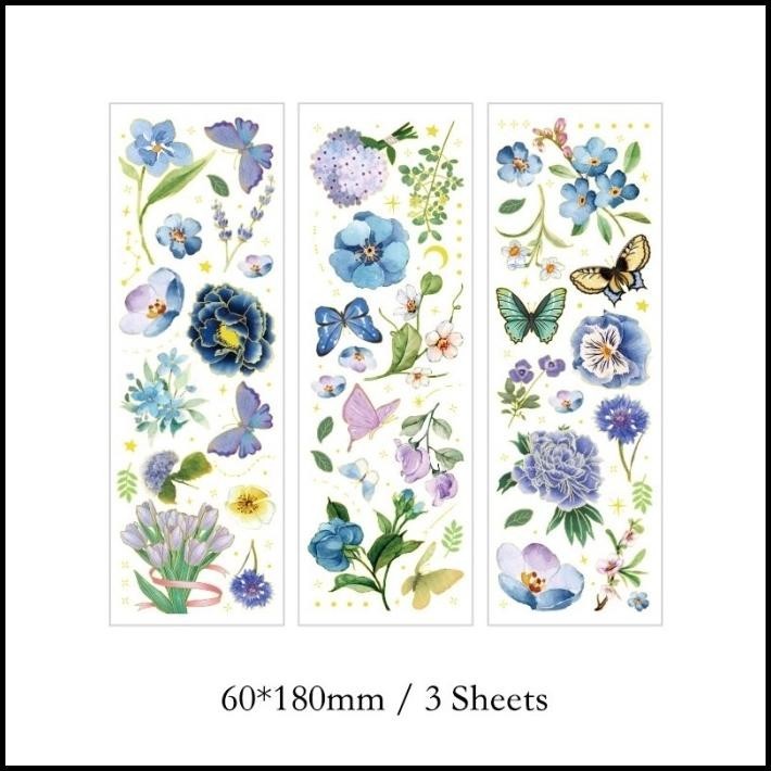 

TERBARU 3 LEMBAR GOLD FLOWER VINTAGE ANCIENT AESTHETIC STICKER STIKER BUNGA 08 !!!