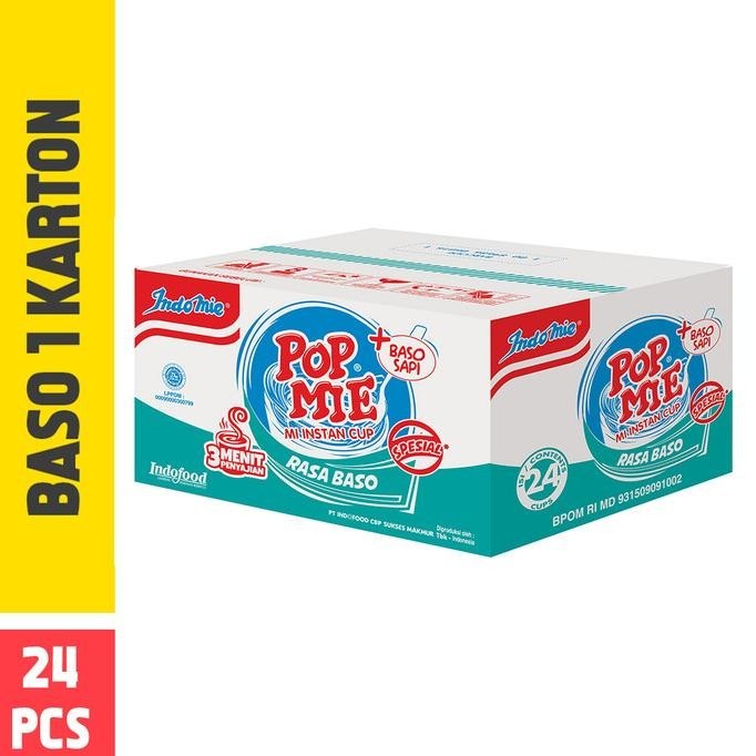 

BIG SALE POP MIE KUAH RASA BASO 1 DUS/24PCS, 1,800GR !!!!!