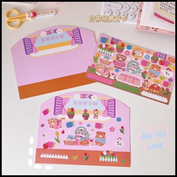 

HOT DEAL DECORATIVE GLITTER BEAR STICKER KOREAN STYLE ANTI AIR CUTE LUCU STIKER