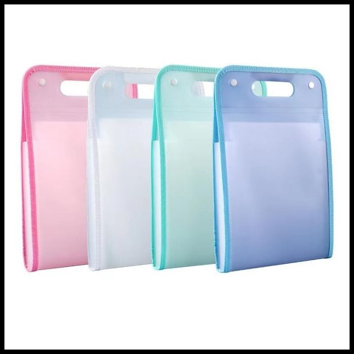 

HOT DEAL DOS TAS FILE HANDLE TRANSPARAN ANTI AIR MULTI LAYER FOLDER 13 SEKAT