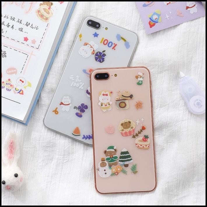 

TERBARU STIKER LUCU PET DEKORASI BEAR KELINCI BERUANG DIARY STICKER JOURNAL !!!
