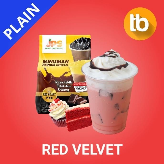 

READY STOCK JPS BUBUK RED VELVET PLAIN (BUBUK MINUMAN DAN MAKANAN) !!!!!