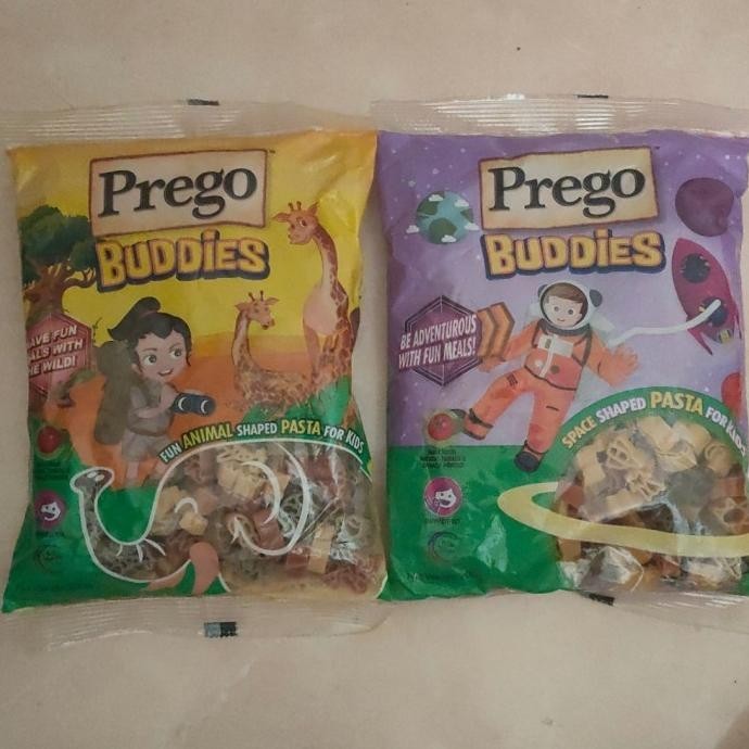 

TERBARU PREGO BUDDIES ANIMAL SPACE SHAPED PASTA FOR KIDS 200GR !!!!!