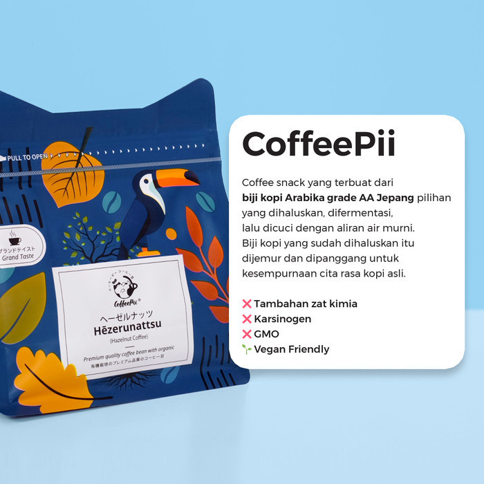 

Coffeepii Bundle All Variant 50 PcsSnack Sehat Biji Kopi Arabika