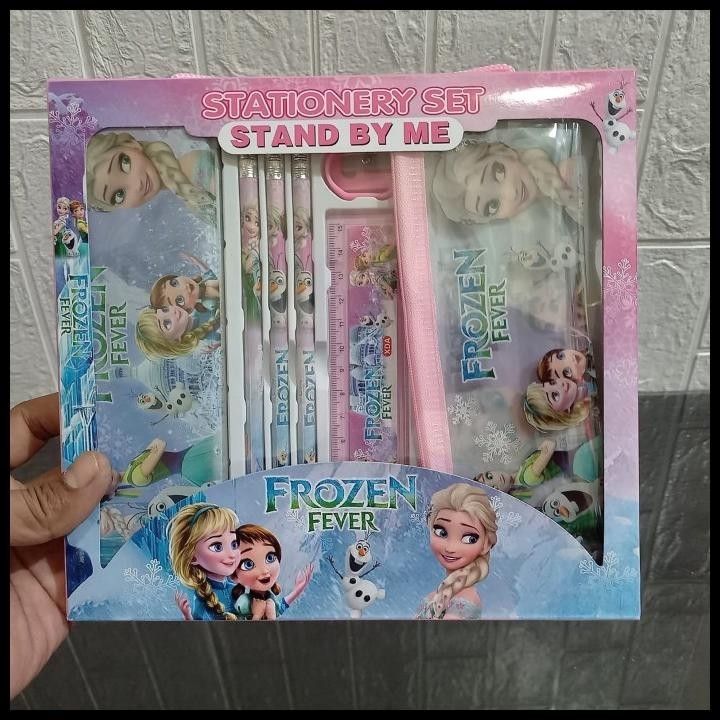 

DISKON PAKET ALAT TULIS KARAKTER FROZEN LENGKAP / STASIONERY SET BELAJAR ANAK !!!