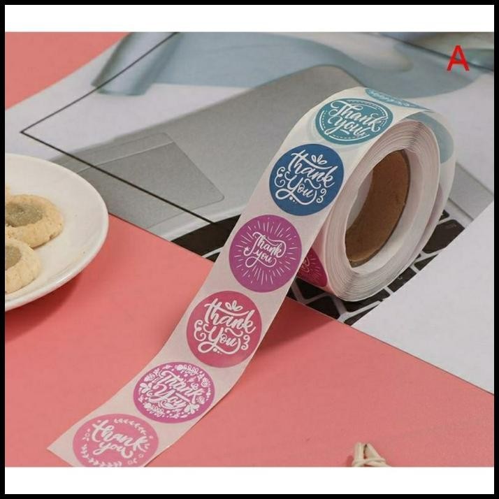 

DISKON 500PCS STICKER TERIMA KASIH/THANKS YOU/LABEL KARTU UCAPAN PACKING F !!!!