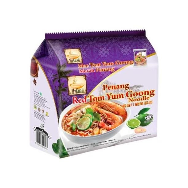 

READY STOCK MYKUALI NOODLE RED TOM YUM GOONG ISI 4 !!!!!