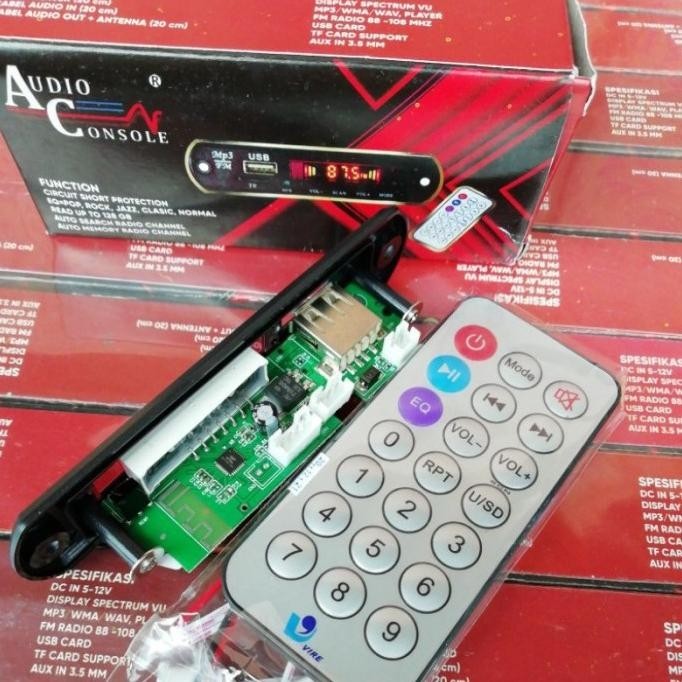 kit module modul usb mp3 audio console fm radio plus bluetooth
