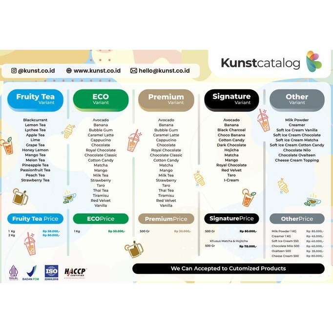 

READY STOCK MANGGO SIGNATURE KUNST POWDER | BUBUK MINUMAN RASA MANGA !!!!!