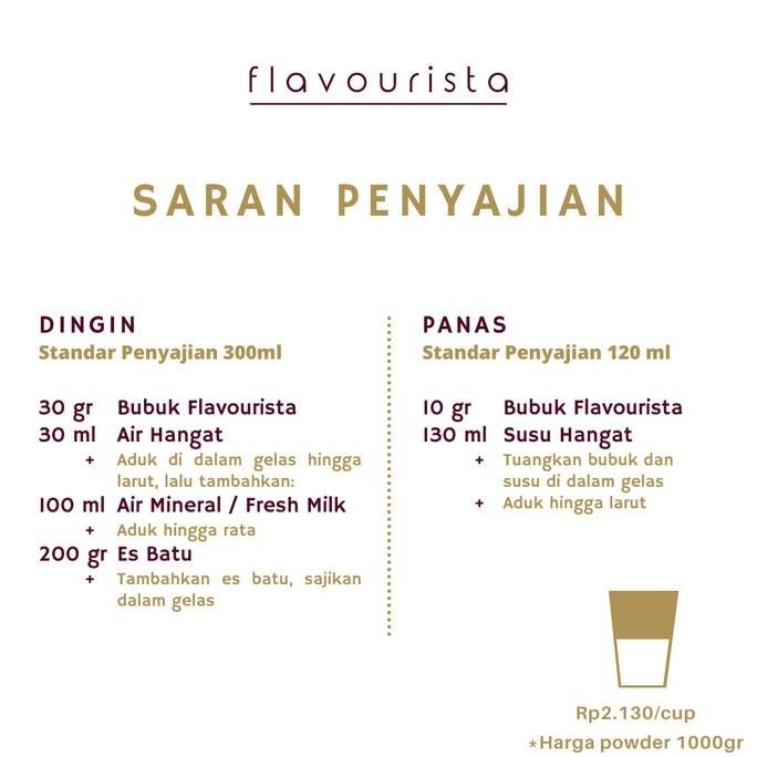 

NEW PRODUK FLAVOURISTA EASY MIX - BUBUK MINUMAN RASA TARO 1000 GRAM !!!!!