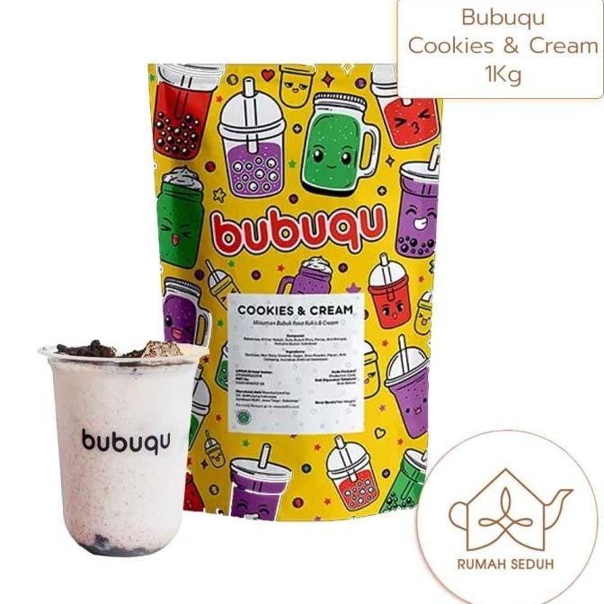 

READY STOCK 1KG BUBUQU COOKIES & CREAM POWDER DRINK - BUBUK MINUMAN KUE & KRIM !!!!!