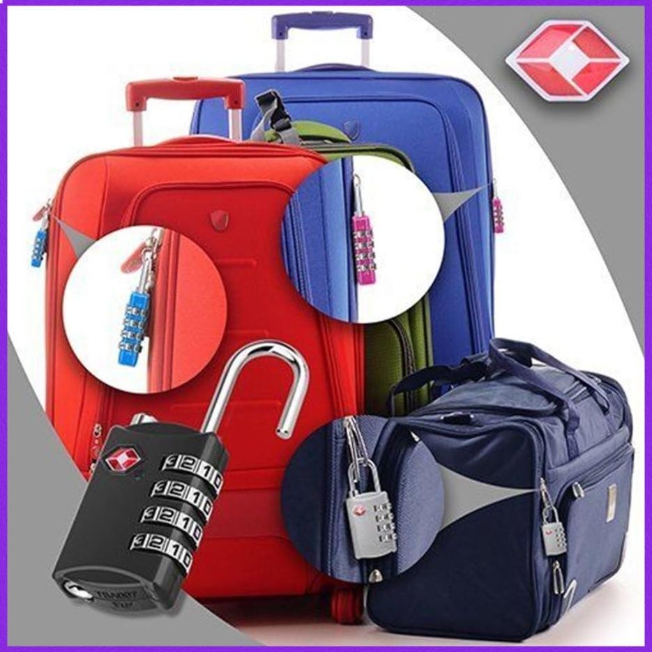 

COD HMID Gembok Koper Angka 4 Digit Password TSA Lock Suitcase Luggage - TSA309