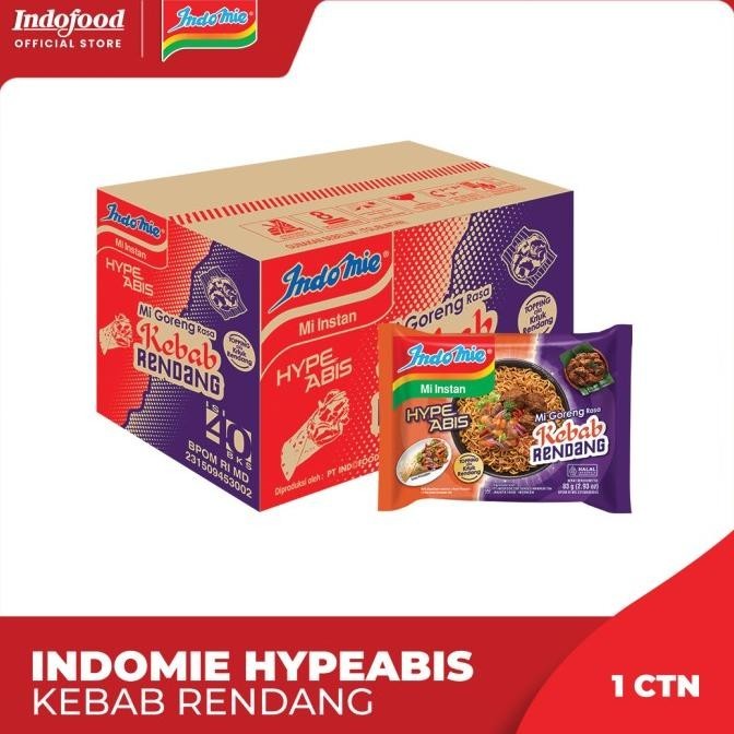 

BIG SALE 1 CTN - INDOMIE HYPEABIS KEBAB RENDANG !!!!!