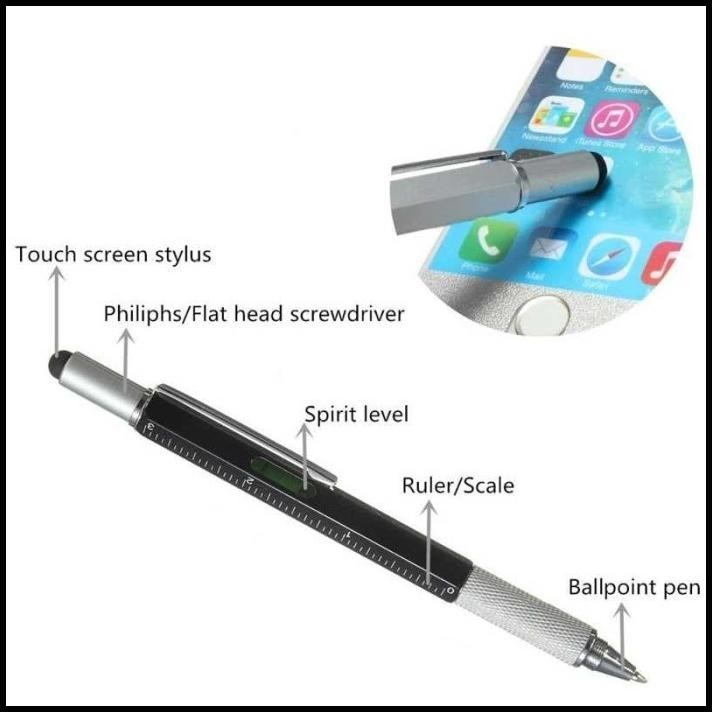

TERMURAH PULPEN 5 IN 1 STYLUS PENGGARIS NIVO OBENG LENGKAP !