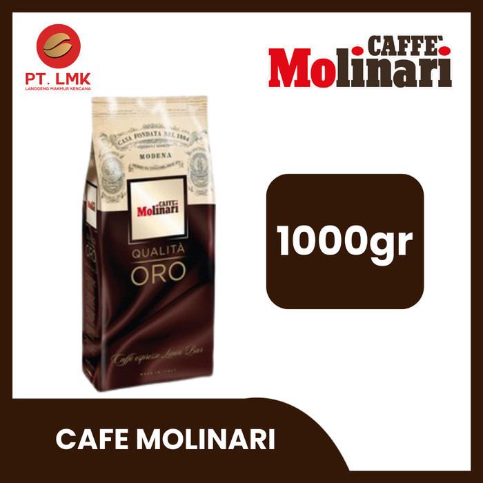 

Caffe Molinari Coffee Oro Blend Biji Kopi 1 Kg