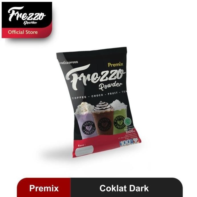 

NEW PRODUK FREZZO POWDER PREMIX BUBUK MINUMAN COKLAT DARK 1 KG !!!!!