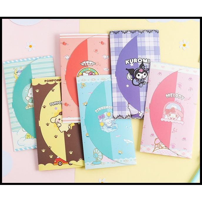 

HOT DEAL SANRIO FAMILY KUROMI MELODY CINNAMON STICKER SET SANRIO 10 IN 1 !!!!!!