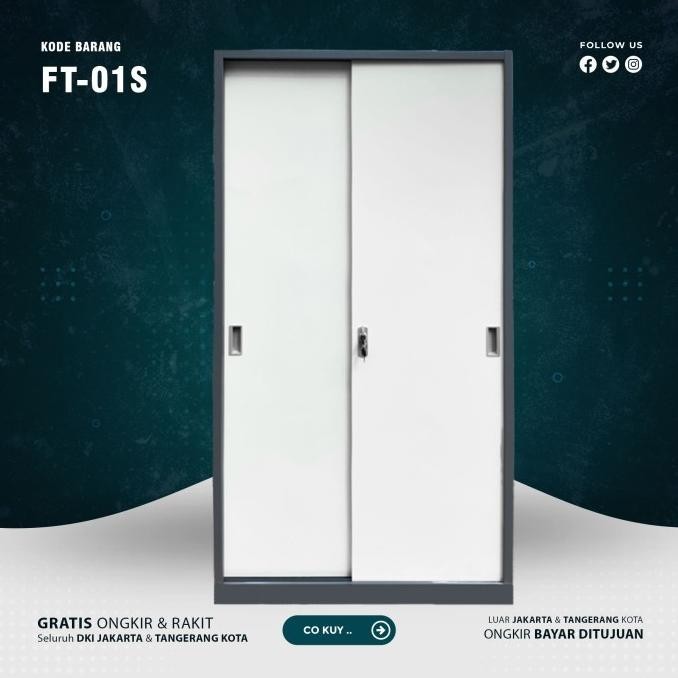 

Lemari Arsip Besi Lemari Kantor Filling Cabinet Pintu Geser Ft-01 S Kualitas Premium
