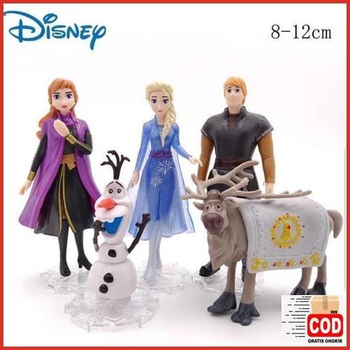 Baru Mainan Anak Action Figure Frozen 2 Hiasan Kue Ulang Tahun Frozen 2 Harga Discount