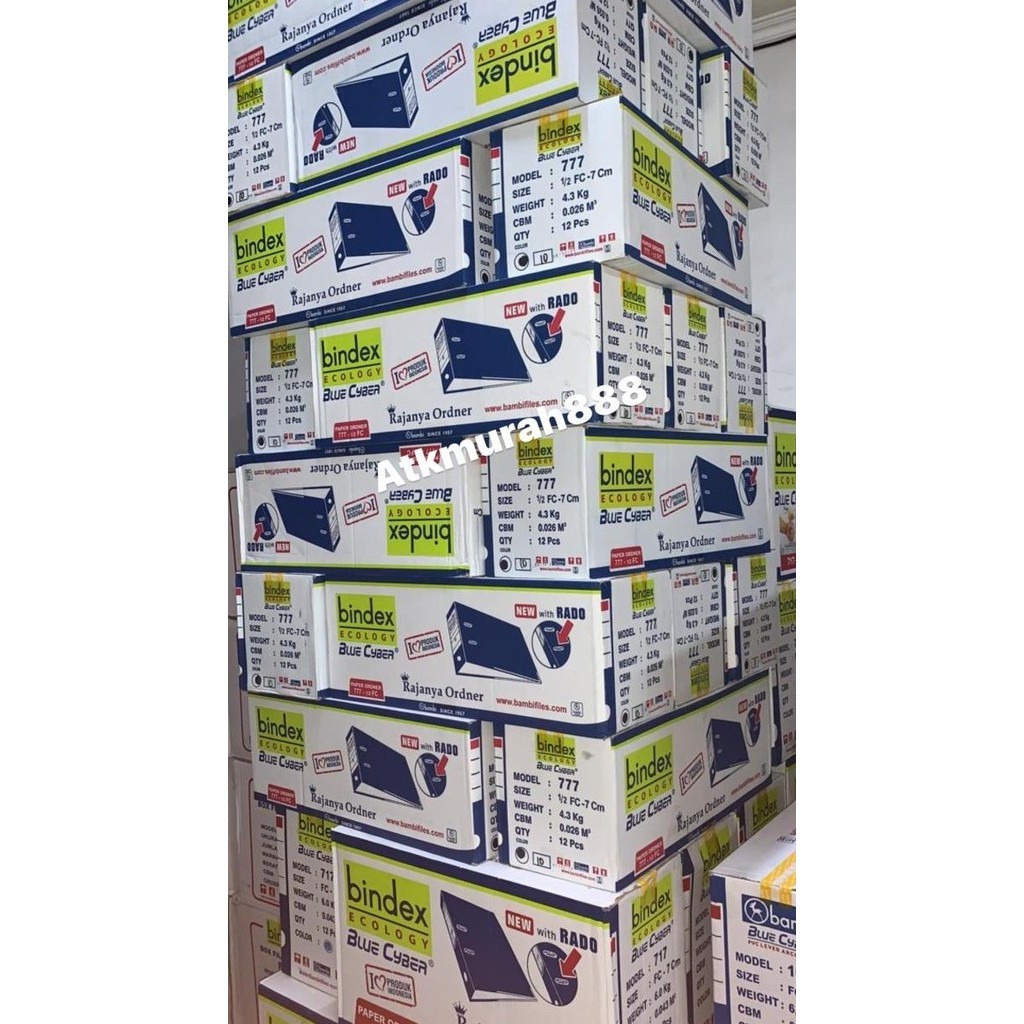 

Ordner Bindex 777 Kwitansi Kartonan / 1 Lusin / 12 Pcs Premium Murah Baru