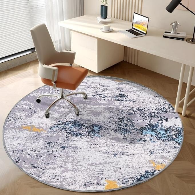 Karpet Bulat Minimalis Anti Slip Diameter 150cm | Karpet Lingkaran