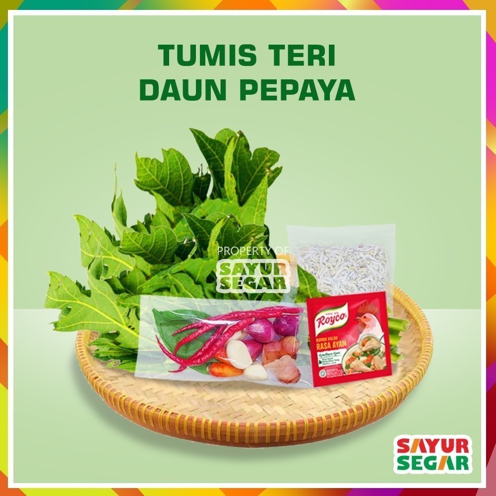 

Paket Tumis Teri Daun Pepaya 1 Pack Siap Masak