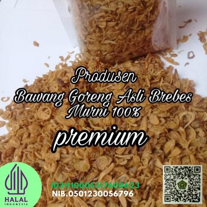 

Bawang Goreng Asli Brebes Murni 100%-500 Gram