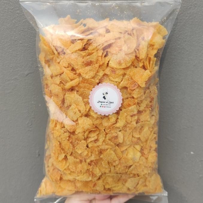 

Keripik Kentang Bawang Ebi Goreng / Snack Cemilan Kentang Crispy JS