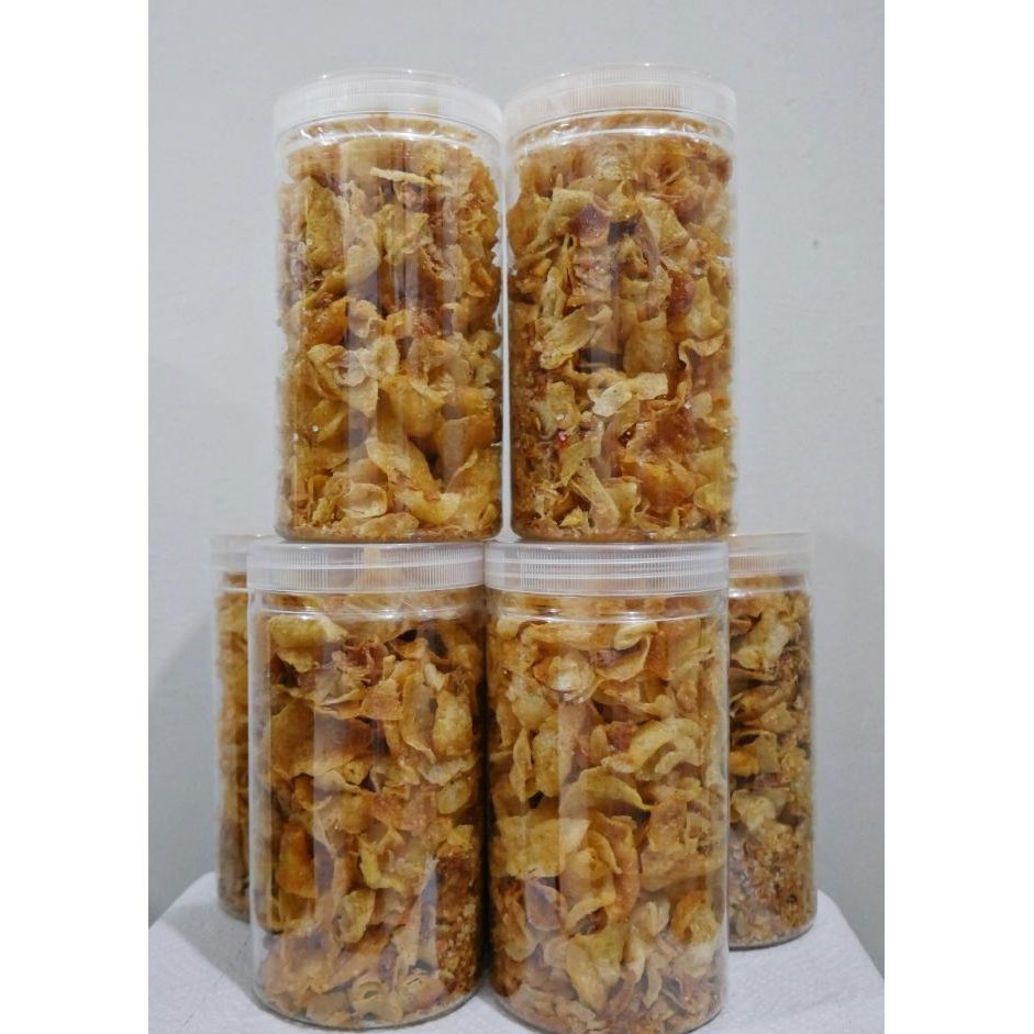 

Keripik Kentang Ebi Bawang Goreng SUPER RASA Homemade Halal - 280 gram JS