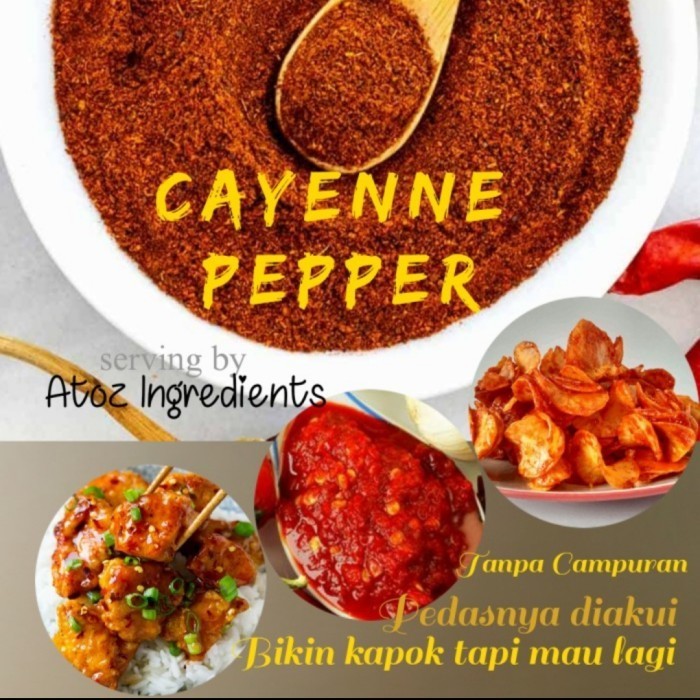 

Adlian Cayenne Papper 250Gram/ Bubuk Cabe Cayenne 250Gram