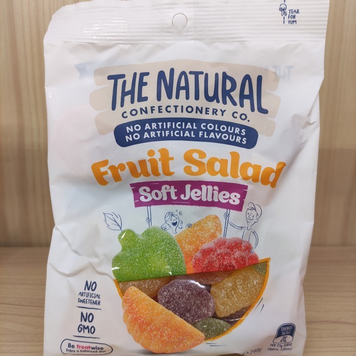 

Permen Gummy Jelly Fruit Salad No Gmo By The Natural 240G